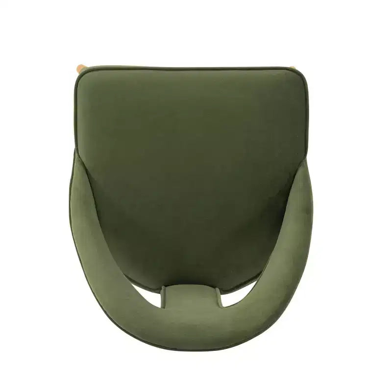 Chaise de salle à manger Neda en velours moderne - Manhattan Comfort