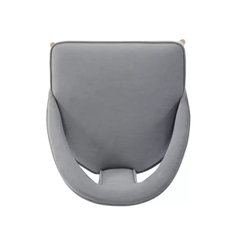 Chaise de salle à manger Neda en velours moderne - Manhattan Comfort