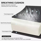Chaise de bureau inclinable GTRACING en tissu, avec repose-pieds et hauteur réglables