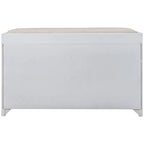 Banc à chaussures entièrement assemblé avec coussin amovible