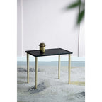 Tables d'appoint gigognes bicolores - Noir/Doré
