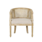 Fauteuil d'appoint en bois et rotin Steinaker