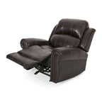 Fauteuil inclinable planeur en cuir reconstitué Charlie