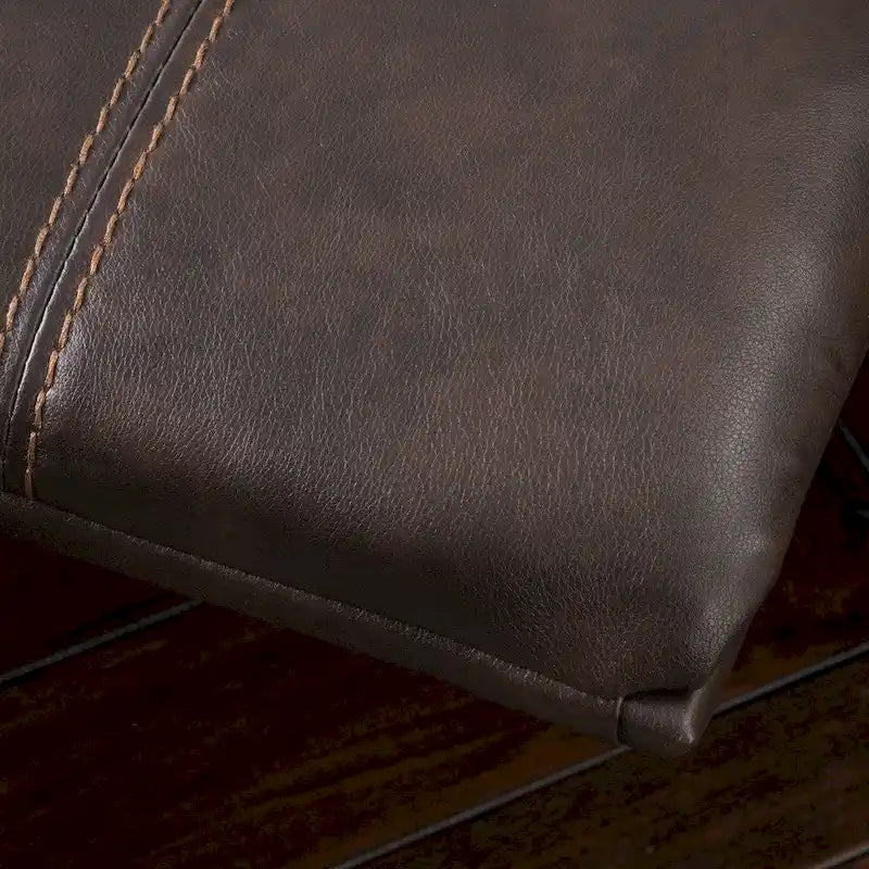 Fauteuil inclinable planeur en cuir reconstitué Charlie