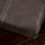 Fauteuil inclinable planeur en cuir reconstitué Charlie