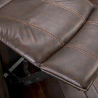 Fauteuil inclinable planeur en cuir reconstitué Charlie