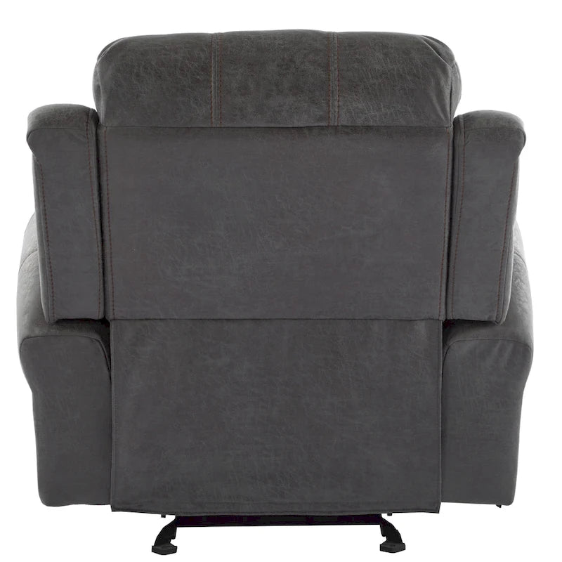 Fauteuil inclinable planeur en cuir reconstitué Charlie
