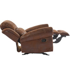 Fauteuil inclinable planeur en cuir reconstitué Charlie
