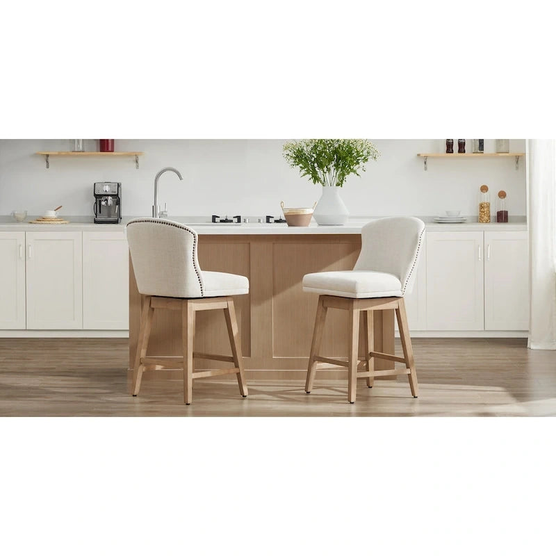 Tabouret de comptoir pivotant Mia