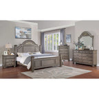 Commode traditionnelle à 9 tiroirs et miroir