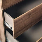 Commode contemporaine en bois à quatre tiroirs Liv