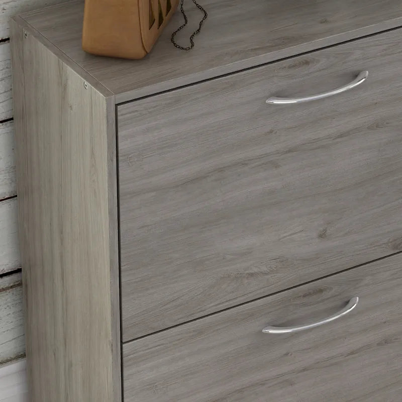 Meuble de rangement à chaussures à 2 niveaux pour entrée