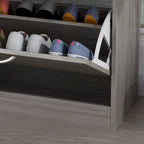 Meuble de rangement à chaussures à 2 niveaux pour entrée