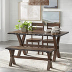 Banc en bois massif Mandeville Live Edge