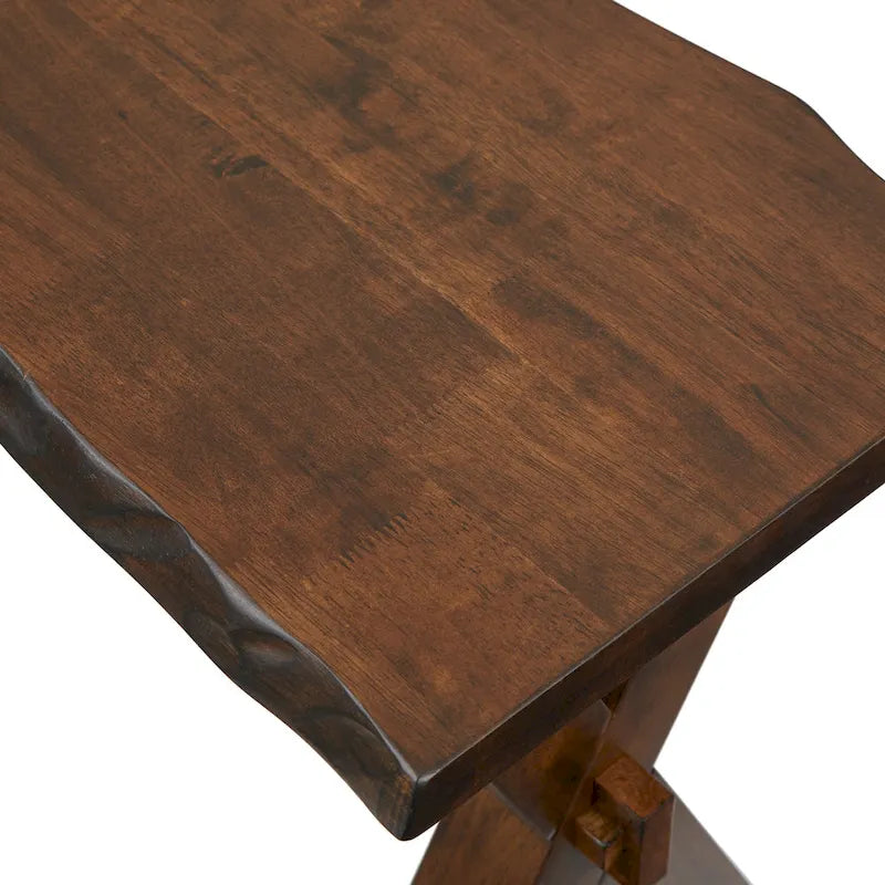 Banc en bois massif Mandeville Live Edge