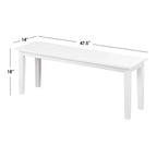 Table de salle à manger Sumner avec banc de salle à manger