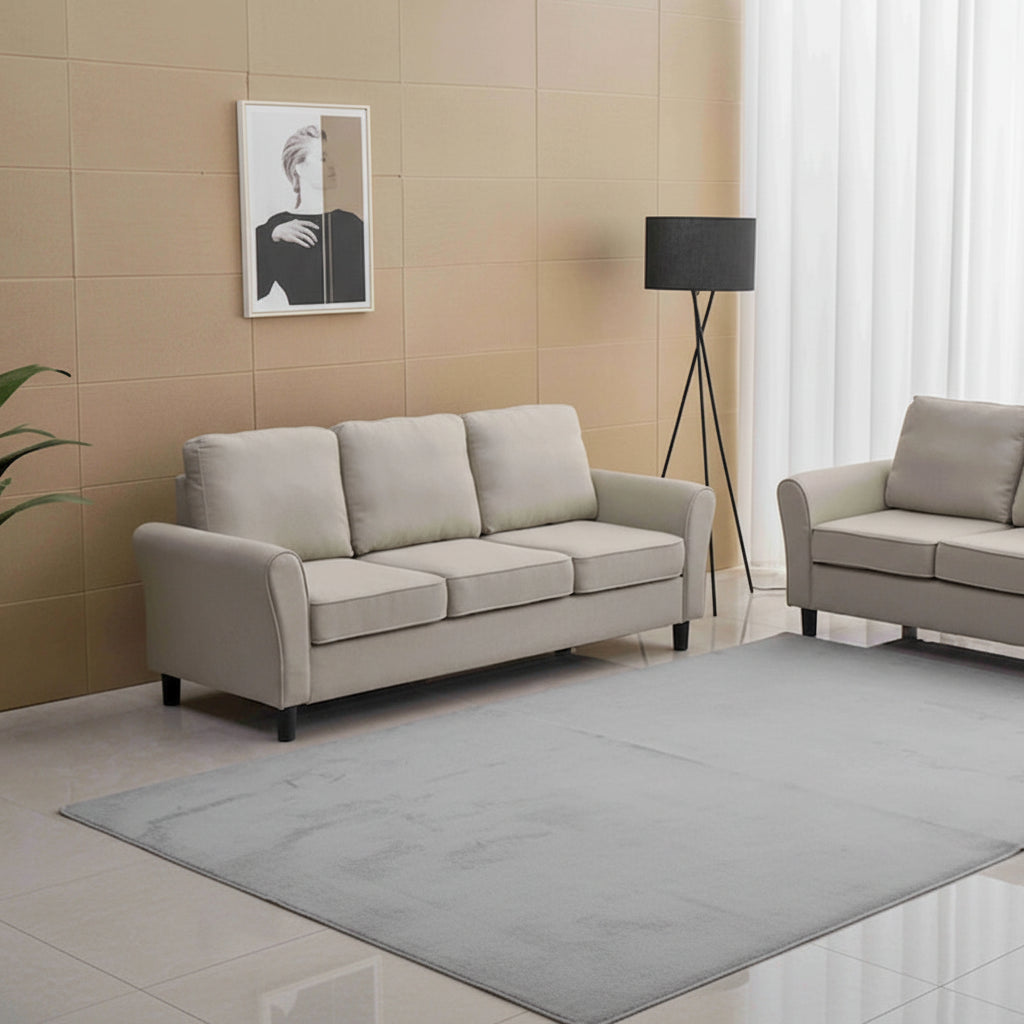 2 Piece Loveseat and Sofa Living Room Set