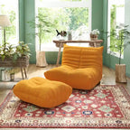 Canapé de sol souple, pouf paresseux pour salon