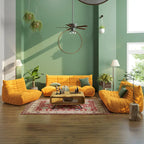 Canapé de sol souple, pouf paresseux pour salon