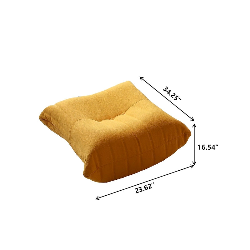 Canapé de sol souple, pouf paresseux pour salon