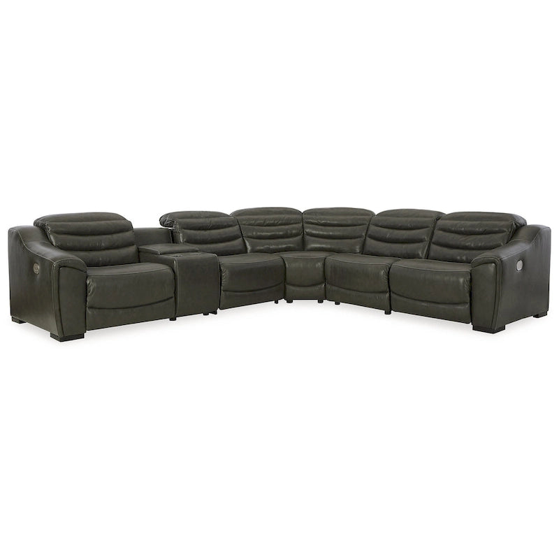 Center Line Power Reclining Sectional - 138.25W x 120.5D x 35H