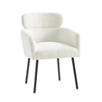Chaise de salle à manger Amos Modern Boucle avec pieds réglables