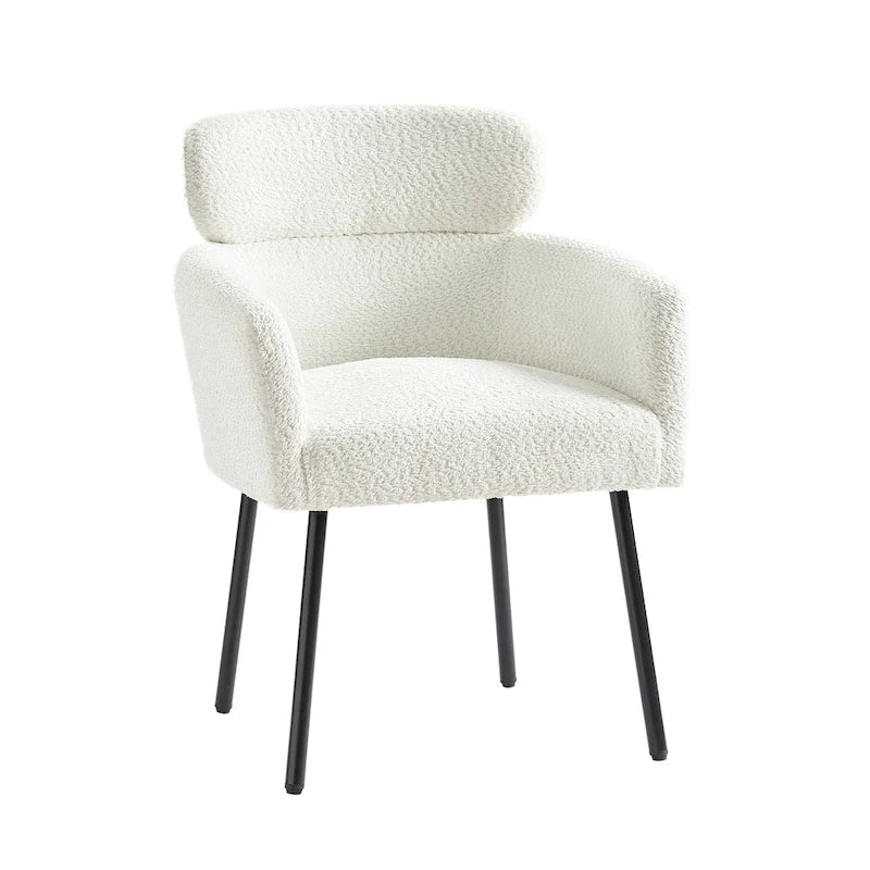 Chaise de salle à manger Amos Modern Boucle avec pieds réglables