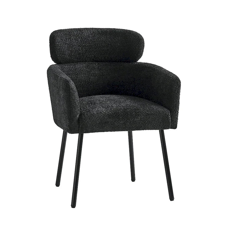Chaise de salle à manger Amos Modern Boucle avec pieds réglables