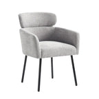 Chaise de salle à manger Amos Modern Boucle avec pieds réglables