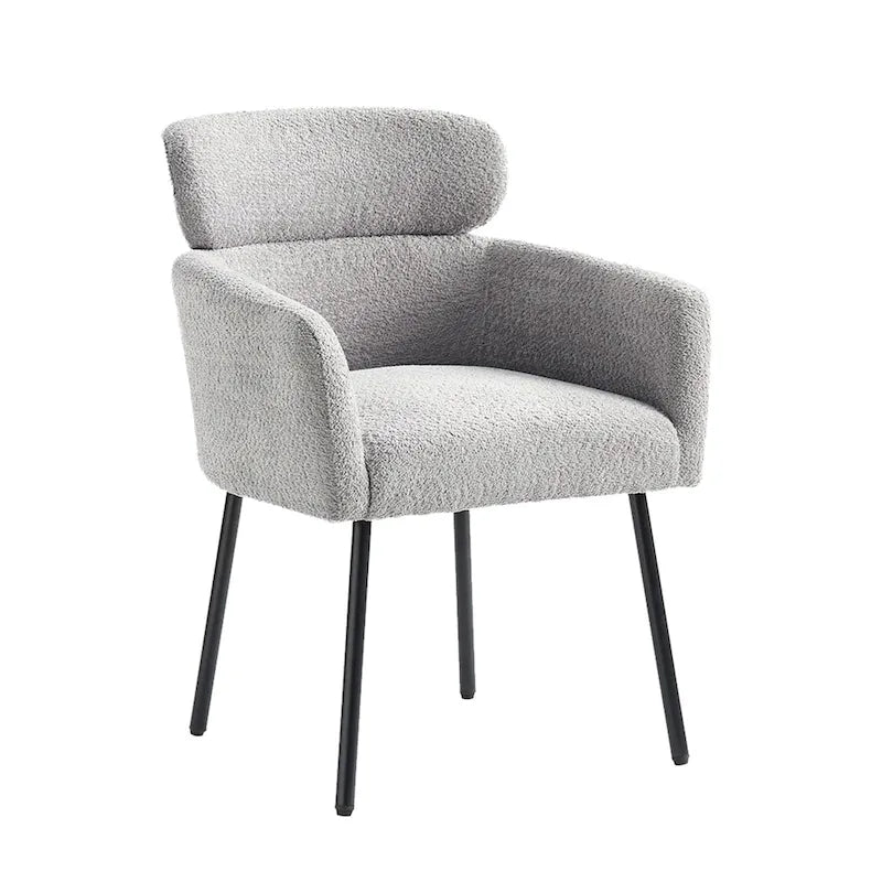 Chaise de salle à manger Amos Modern Boucle avec pieds réglables