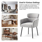 Chaise de salle à manger Amos Modern Boucle avec pieds réglables