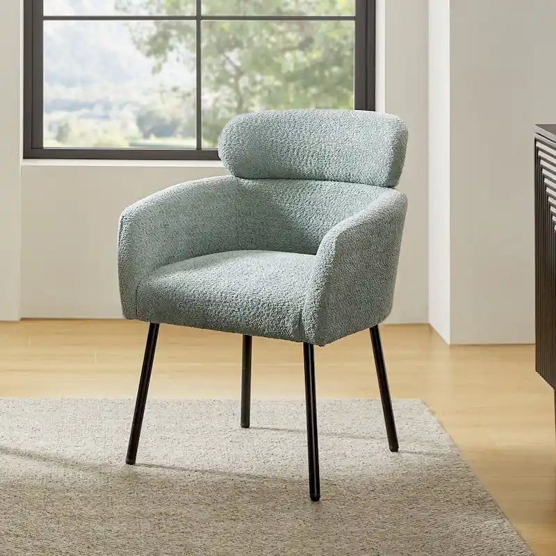 Chaise de salle à manger Amos Modern Boucle avec pieds réglables