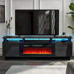 Meuble TV 70 po avec foyer électrique 36 po