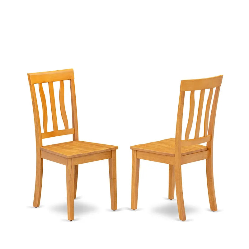 Table de salle à manger ronde, 36x36 pouces, Chêne