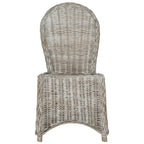 Chaise de salle à manger Manolica blanchie à la chaux – 19,5 x 26 x 40,5