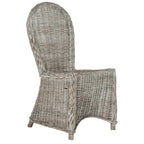 Chaise de salle à manger Manolica blanchie à la chaux – 19,5 x 26 x 40,5