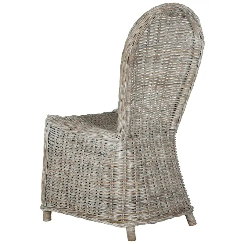 Chaise de salle à manger Manolica blanchie à la chaux – 19,5 x 26 x 40,5