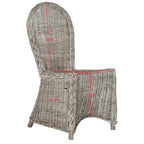 Chaise de salle à manger Manolica blanchie à la chaux – 19,5 x 26 x 40,5