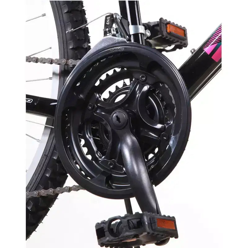 VTT suspendu femme Titan Trail 21 vitesses, cadre 18 pouces, bleu