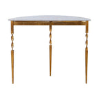Console en fer Imelda 40 avec plateau en marbre