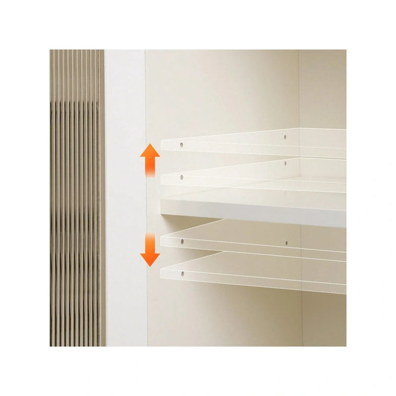 Coiffeuse d'angle extensible à 2 portes sans miroir