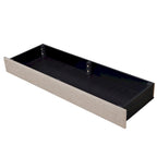 Lit Plateforme Capitonnée en Lin Taille Queen avec 3 Tiroirs de Rangement