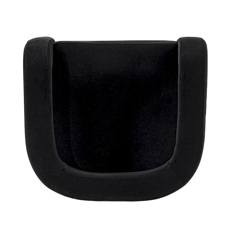 Fauteuil d'appoint moderne en velours Amirah
