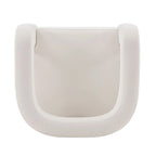 Fauteuil d'appoint moderne en velours Amirah