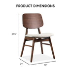 Beau I Table à manger ovale en noyer du milieu du siècle
