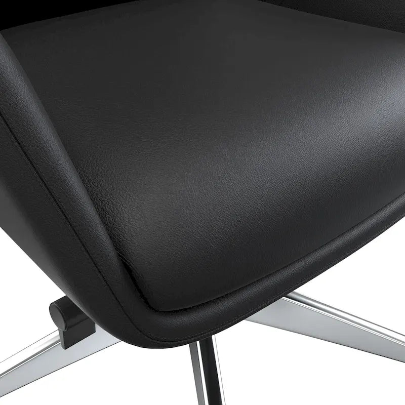 Fauteuil de bureau en cuir à dossier haut Summit avec pivot et inclinaison