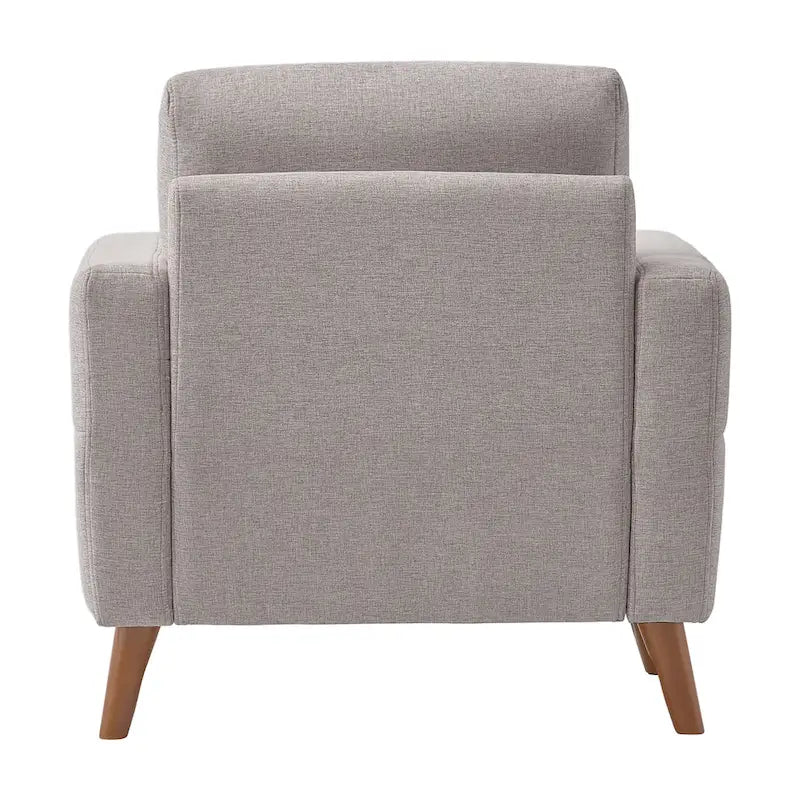 Fauteuil Clara moderne, gris clair