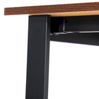 Table de conférence commerciale avec plateau stratifié et piètement en U