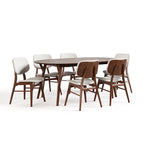 Table à manger Beau II en noyer de style Mid-Century