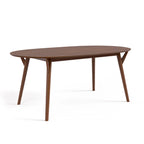 Table à manger Beau II en noyer de style Mid-Century